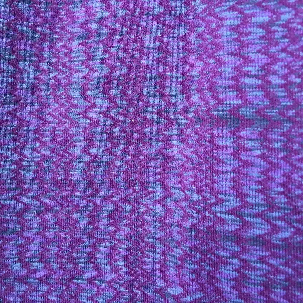 Lululemon Wunder Under Crop Purple Textured Leggings 2
